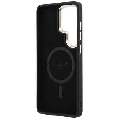Etui Guess 4G Embossed Ring MagSafe na Samsung Galaxy S26 Ultra - brązowe_6