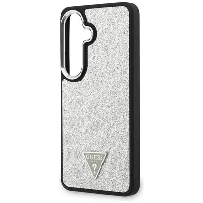 Etui Guess Fixed Glitter Triangle MagSafe na Samsung Galaxy S26 - srebrne_5