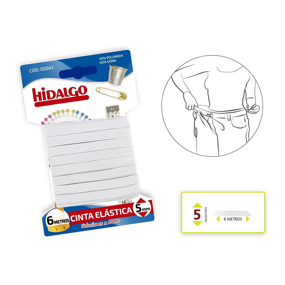 BlÃ­ster elÃ¡stico 5mmx6m branco hidalgo_0
