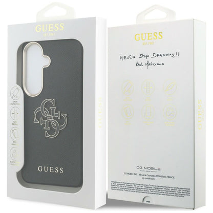 Etui Guess Grained Big 4G Metal Logo na Samsung Galaxy S26 - czarne_7