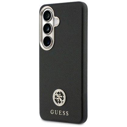 Etui Guess Rhinestone Round Logo MagSafe na Samsung Galaxy S26 - czarne_1