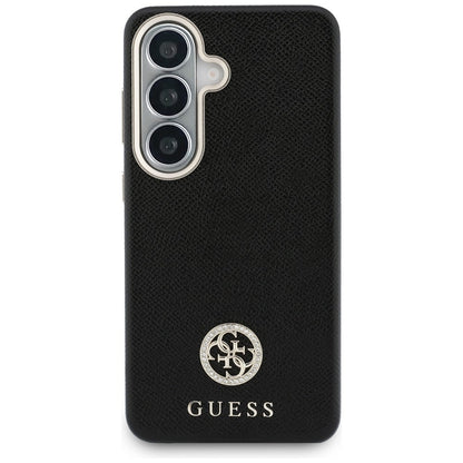 Etui Guess Rhinestone Round Logo MagSafe na Samsung Galaxy S26 - czarne_2
