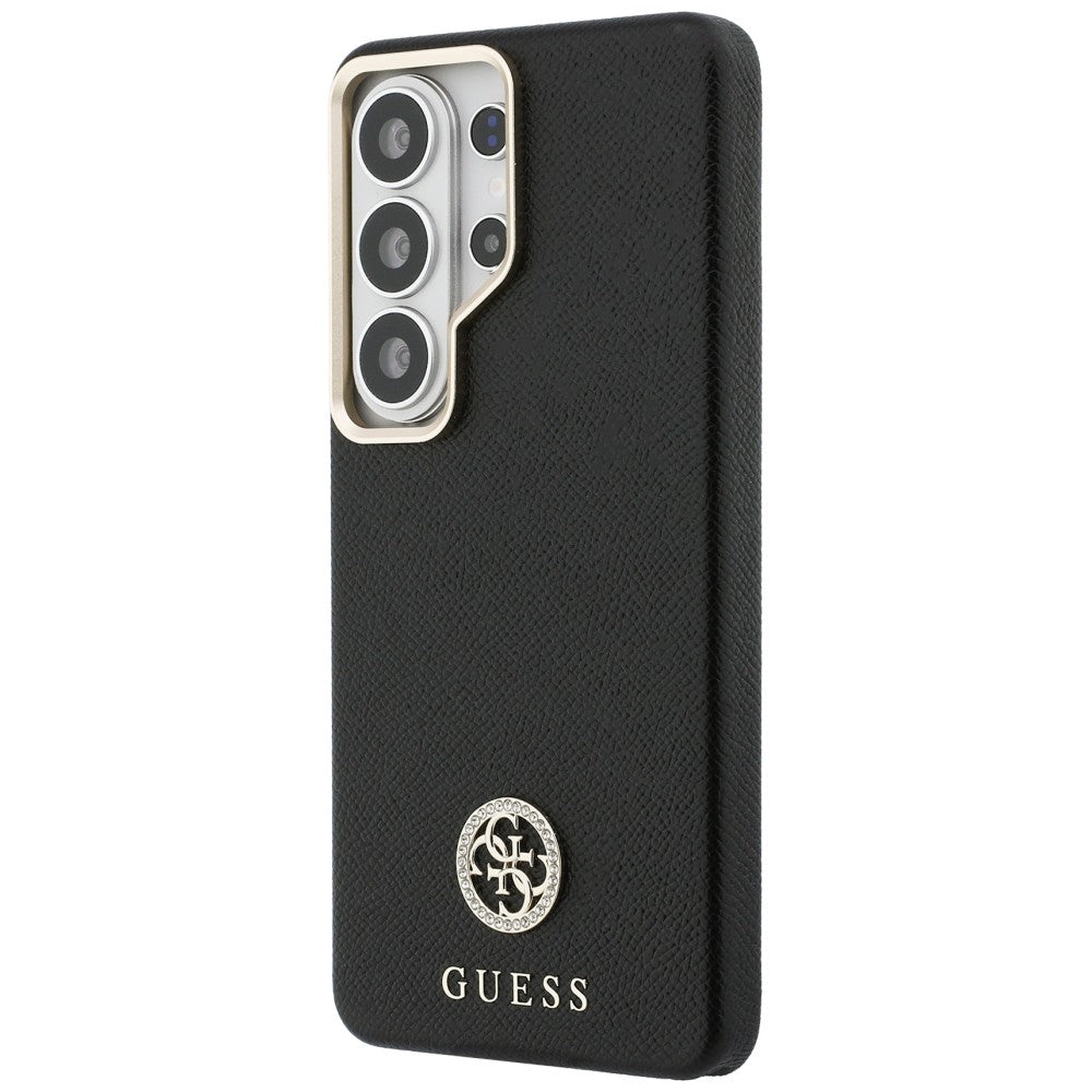 Etui Guess Rhinestone Round Logo MagSafe na Samsung Galaxy S26 Ultra - czarne_1