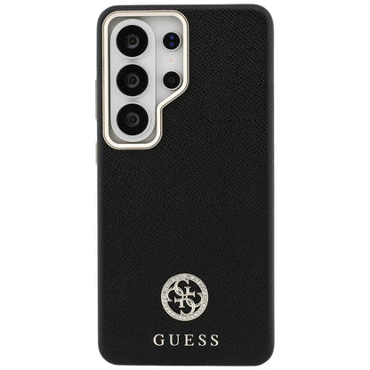Etui Guess Rhinestone Round Logo MagSafe na Samsung Galaxy S26 Ultra - czarne_2