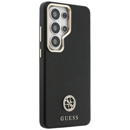 Etui Guess Rhinestone Round Logo MagSafe na Samsung Galaxy S26 Ultra - czarne_3