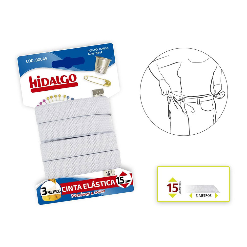 BlÃ­ster elÃ¡stico 15mmx3m branco hidalgo_0
