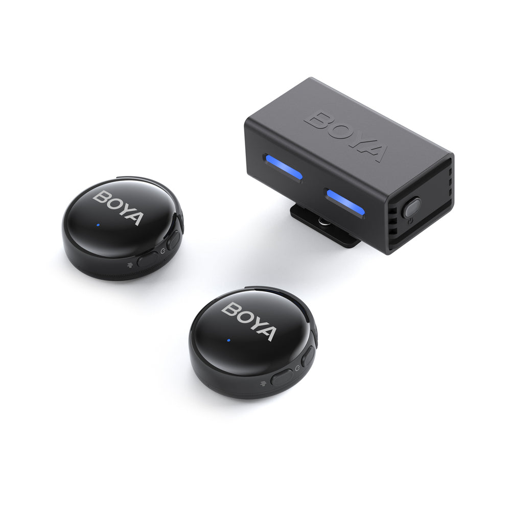 BOYA BOYALINK 3-02 Wireless Microphones 2.4GHz USB-C - Black_1