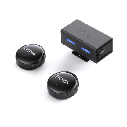BOYA BOYALINK 3-02 Wireless Microphones 2.4GHz USB-C - Black_1