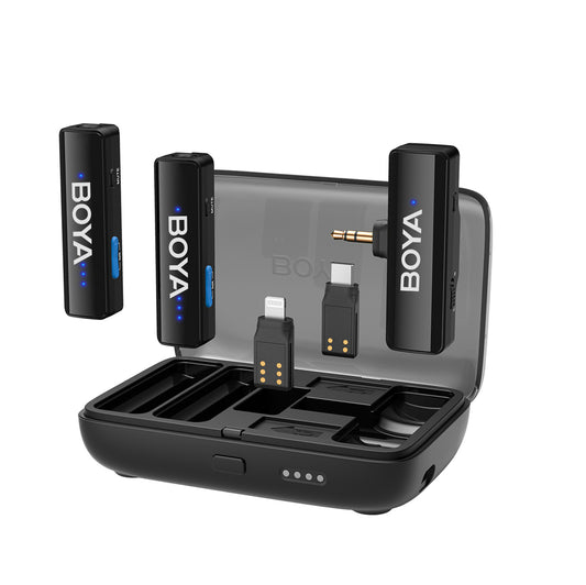 BOYA BOYALINK V2.0 Wireless Microphones 2.4GHZ USB-C - Black_0