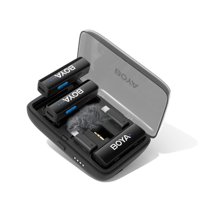BOYA BOYALINK V2.0 Wireless Microphones 2.4GHZ USB-C - Black_6