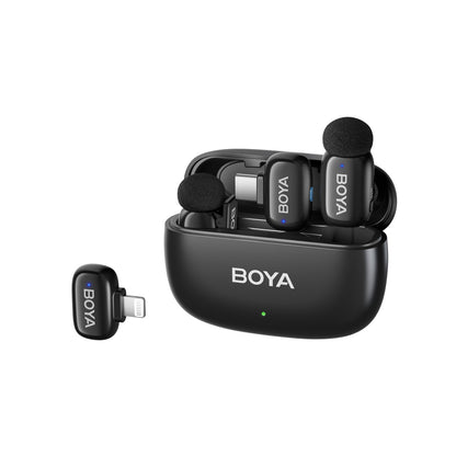 BOYA mini 2-01 wireless microphones 2.4GHz USB-C - black_0