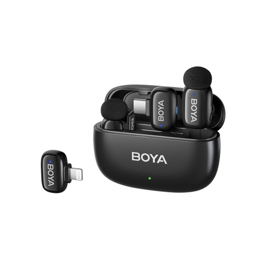 BOYA mini 2-01 wireless microphones 2.4GHz USB-C - black_0
