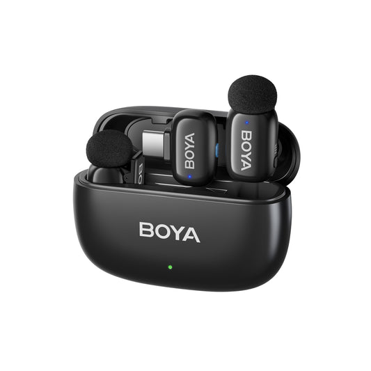 BOYA mini 2-02 wireless microphones 2.4GHz USB-C - black_0