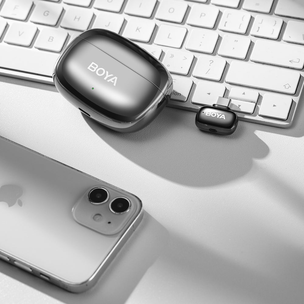 BOYA mini 2-02 wireless microphones 2.4GHz USB-C - black_20