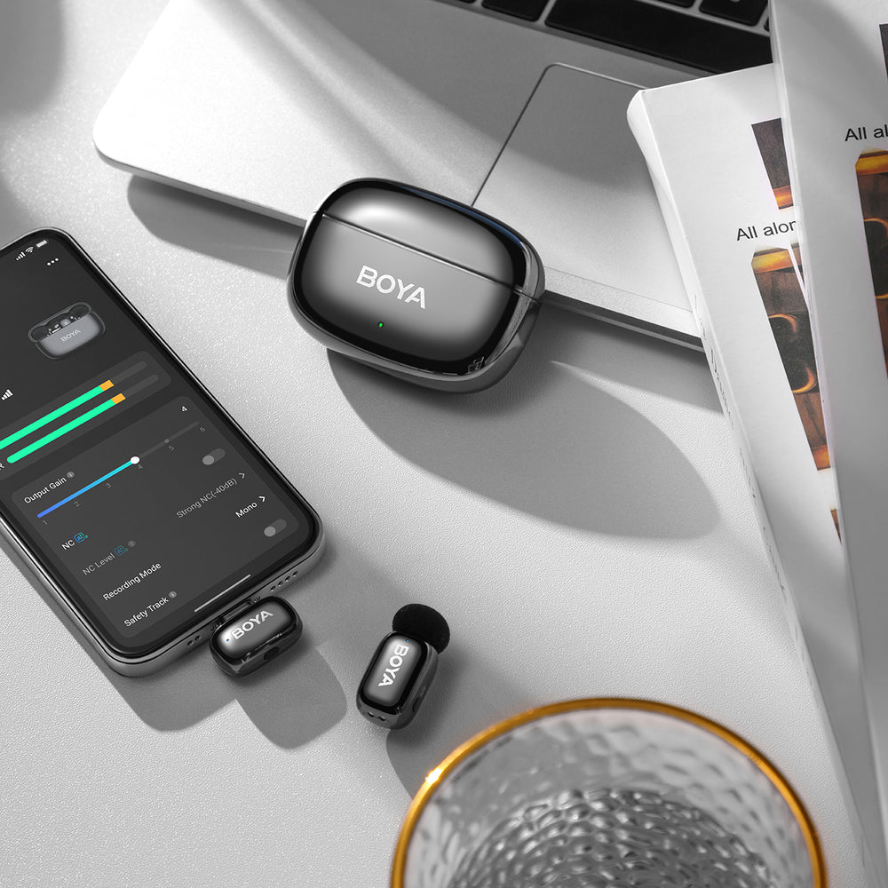 BOYA mini 2-02 wireless microphones 2.4GHz USB-C - black_21