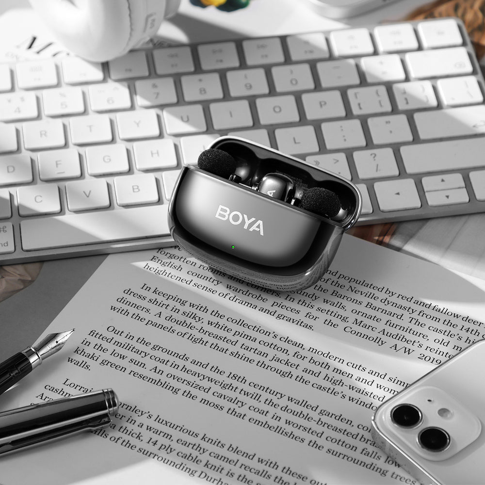 BOYA mini 2-02 wireless microphones 2.4GHz USB-C - black_22