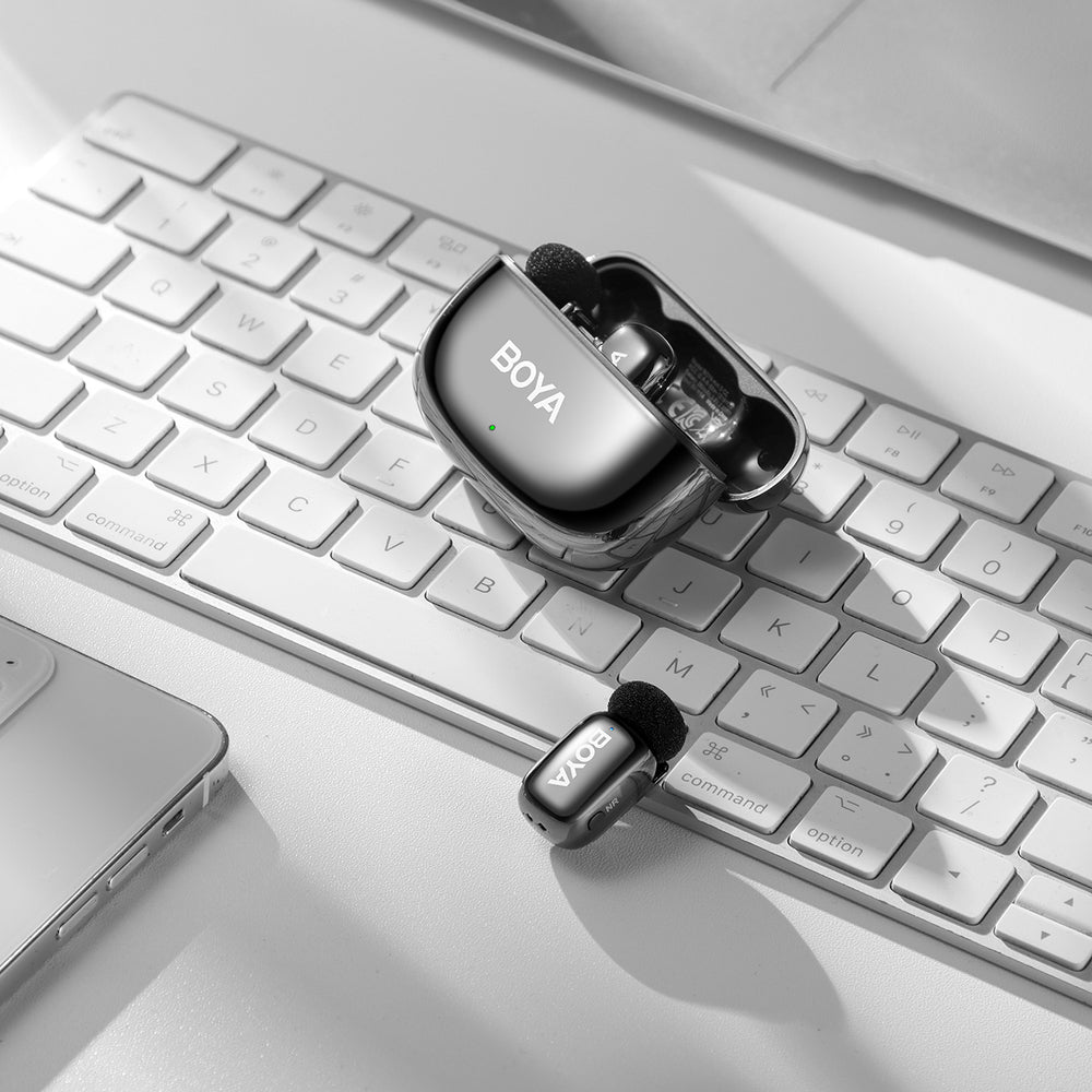 BOYA mini 2-02 wireless microphones 2.4GHz USB-C - black_24