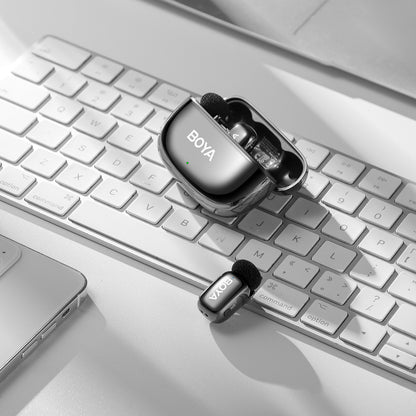 BOYA mini 2-02 wireless microphones 2.4GHz USB-C - black_24