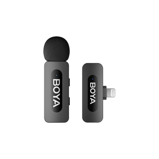 BOYA BY-V1 V2.0 Wireless Microphone 2.4GHz - Black_0