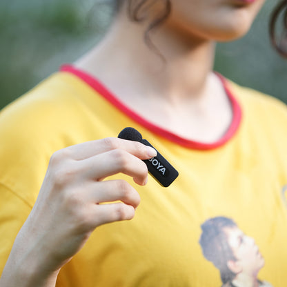 BOYA BY-V10 V2.0 Wireless Microphone 2.4GHz - Black_9