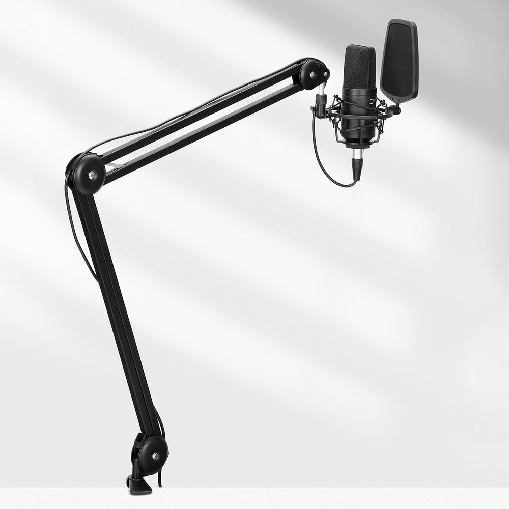 BOYA BY-BA20 adjustable desk microphone arm with shock absorption - black_1