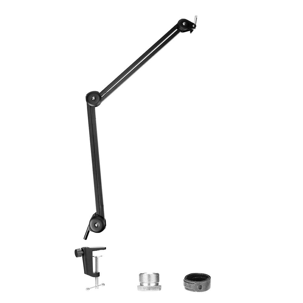 BOYA BY-BA20 adjustable desk microphone arm with shock absorption - black_6