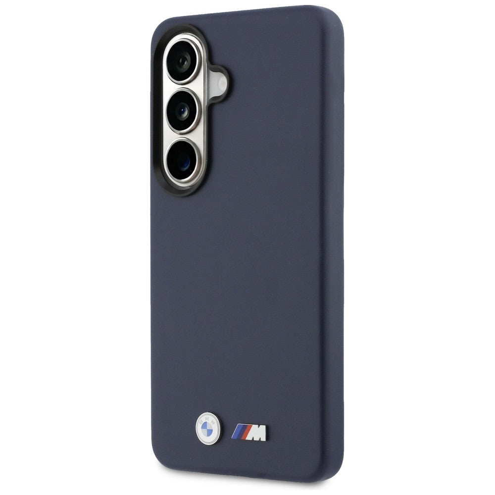 BMW M Metal Logo MagSafe Case for Samsung Galaxy S26 - Navy Blue_1