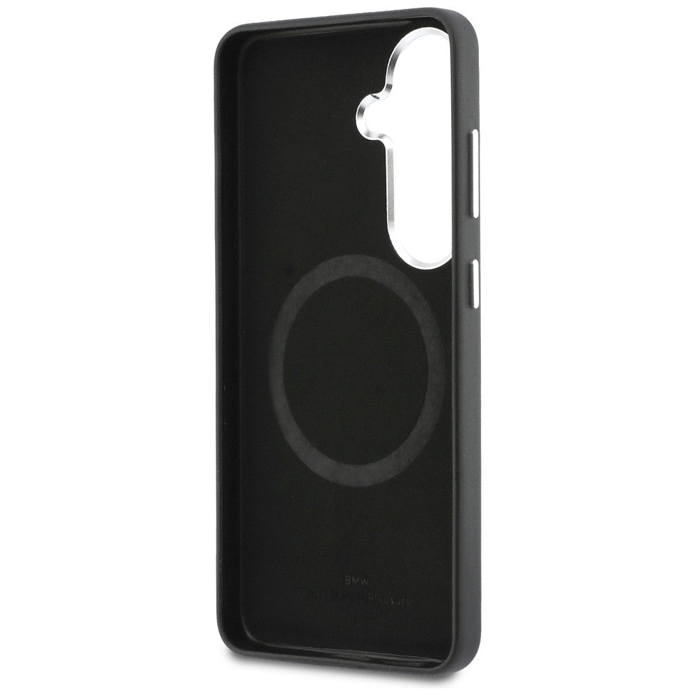 BMW Sign Metal Logo MagSafe Case for Samsung Galaxy S26+ - Black_6