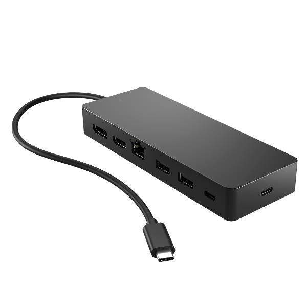 Docking USB Tipo-C HP 50H55UT/ 1xUSB Tipo-C/ 2xUSB/ 1xHDMI/ 1xDisplayPort/ 1xRJ45/ 1xUSB Tipo-C PD/ Negro y Azul_1