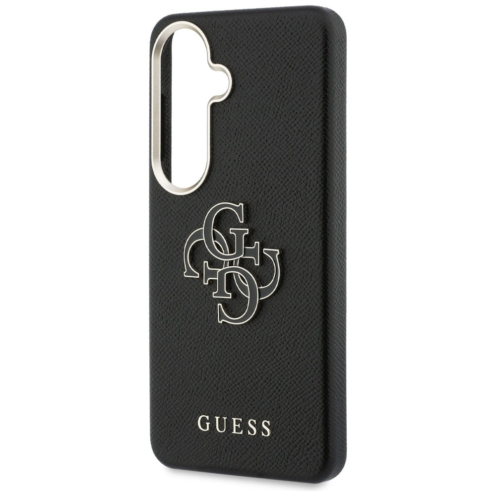 Guess Grained Big 4G Metal Logo case for Samsung Galaxy S26+ - black_5