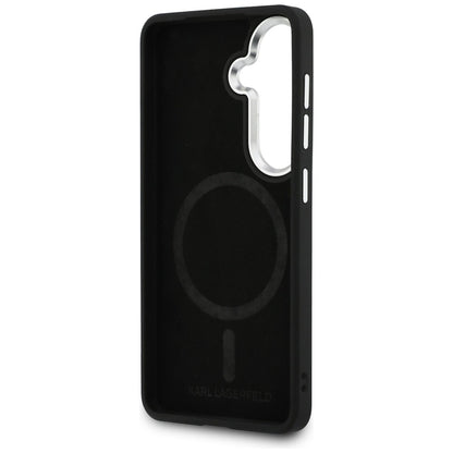 Karl Lagerfeld Embossed Ring Initials MagSafe Case for Samsung Galaxy S26 - Black_6