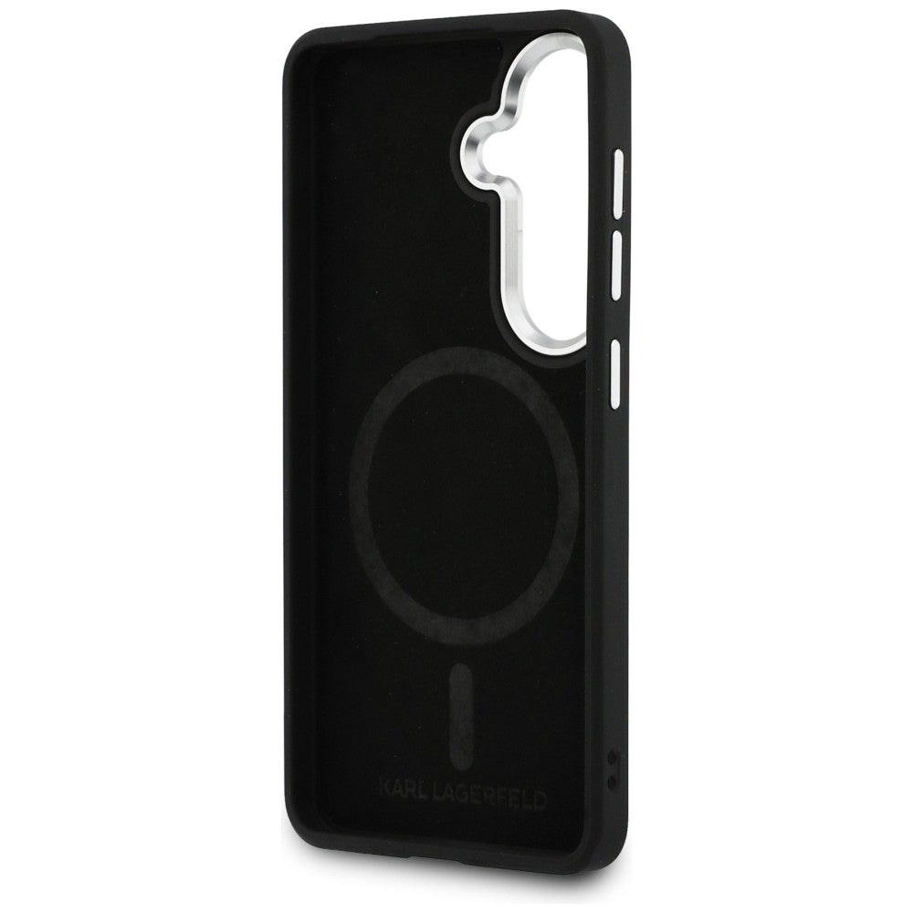 Karl Lagerfeld Embossed Ring Initials MagSafe Case for Samsung Galaxy S26+ - Brown_6