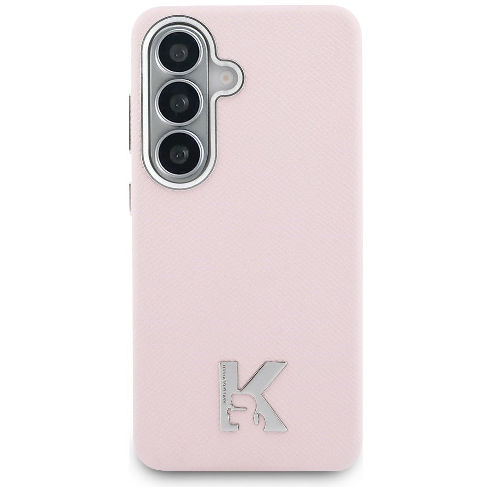 Karl Lagerfeld K Metal Logo MagSafe Case for Samsung Galaxy S26 - Pink_2
