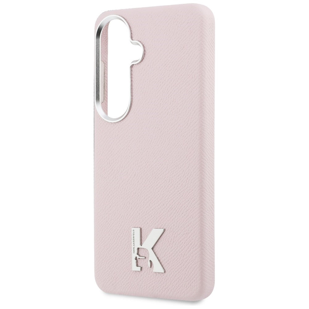 Karl Lagerfeld K Metal Logo MagSafe Case for Samsung Galaxy S26 - Pink_5