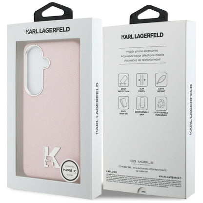 Karl Lagerfeld K Metal Logo MagSafe Case for Samsung Galaxy S26 - Pink_7