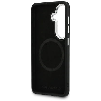 Karl Lagerfeld Perforated KL MagSafe Case for Samsung Galaxy S26 - Brown_6