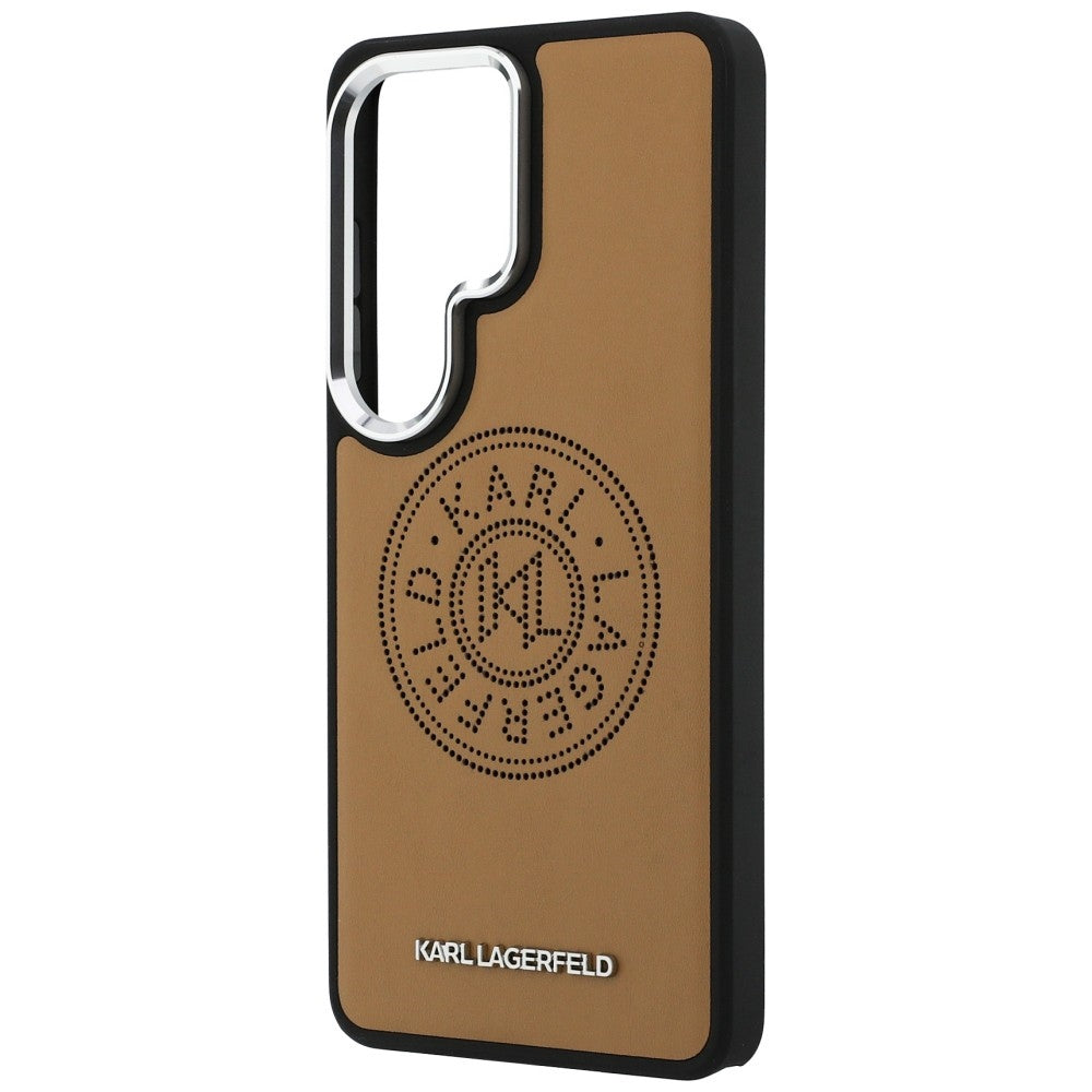 Karl Lagerfeld Perforated KL MagSafe Case for Samsung Galaxy S26 Ultra - Brown_5