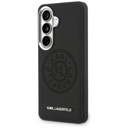 Karl Lagerfeld Perforated KL MagSafe Case for Samsung Galaxy S26+ - Black_1