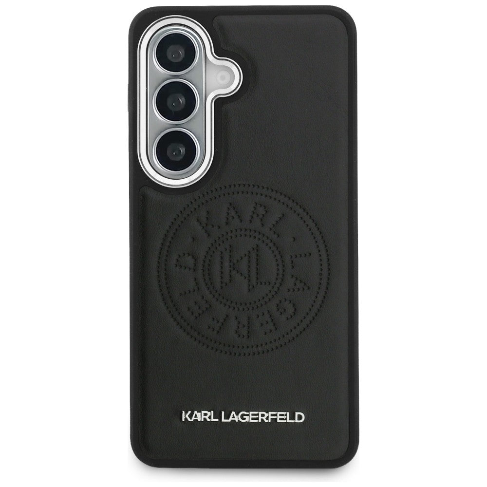 Karl Lagerfeld Perforated KL MagSafe Case for Samsung Galaxy S26+ - Black_2
