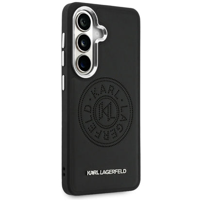 Karl Lagerfeld Perforated KL MagSafe Case for Samsung Galaxy S26+ - Black_3