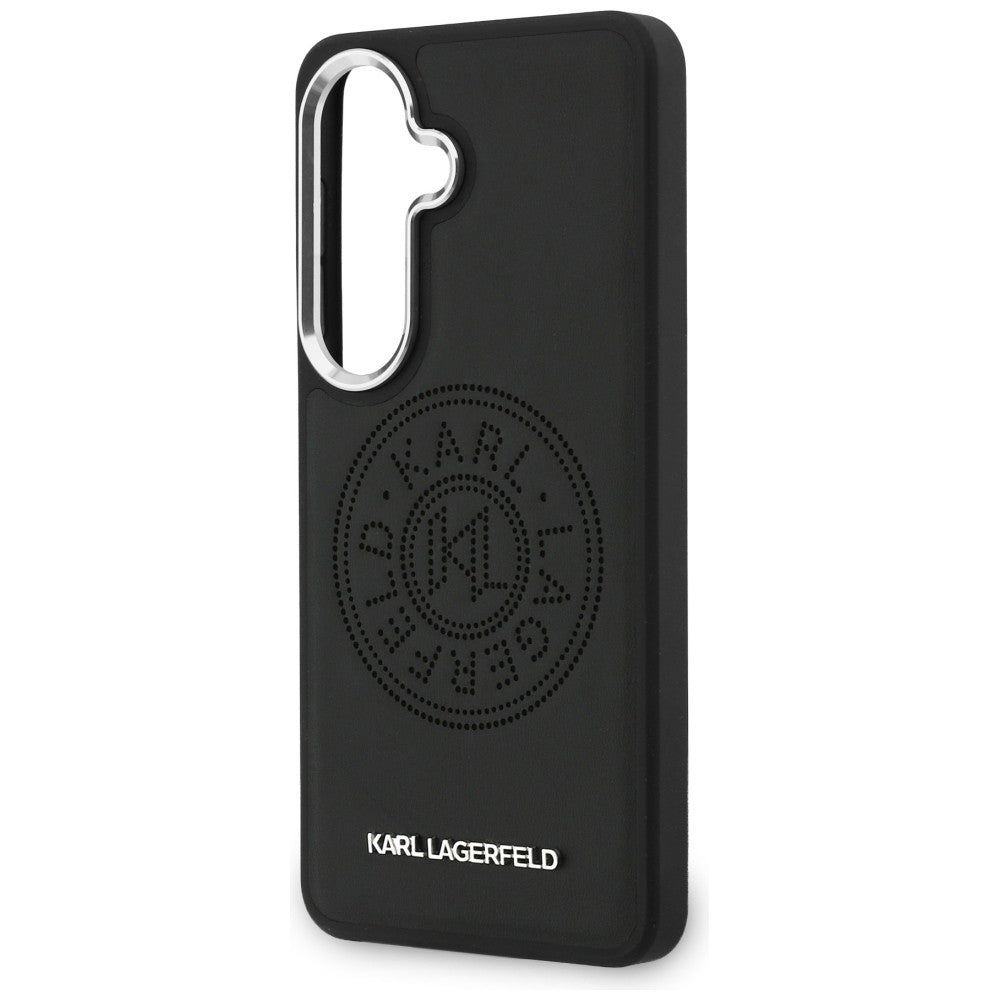 Karl Lagerfeld Perforated KL MagSafe Case for Samsung Galaxy S26+ - Black_5