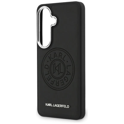 Karl Lagerfeld Perforated KL MagSafe Case for Samsung Galaxy S26+ - Black_5