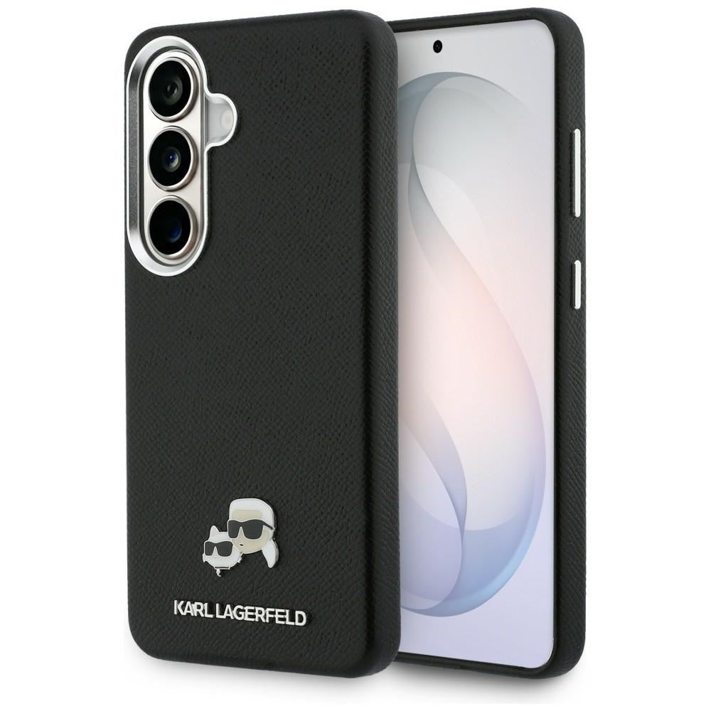Etui Karl Lagerfeld Saffiano KC Metal    Logo MagSafe do Samsung Galaxy S26 czarny_0