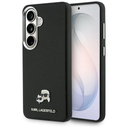Etui Karl Lagerfeld Saffiano KC Metal    Logo MagSafe do Samsung Galaxy S26 czarny_0