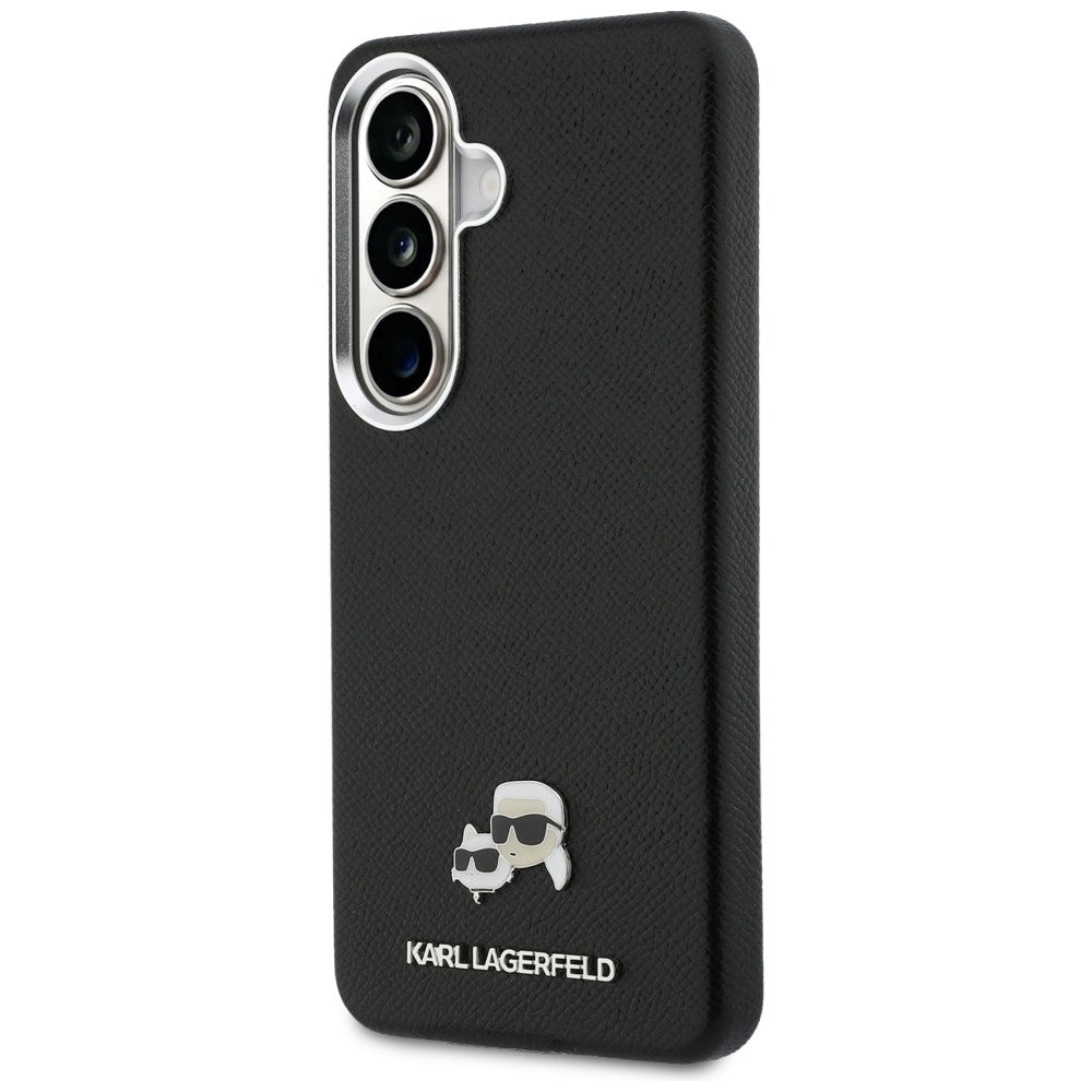 Etui Karl Lagerfeld Saffiano KC Metal    Logo MagSafe do Samsung Galaxy S26 czarny_1