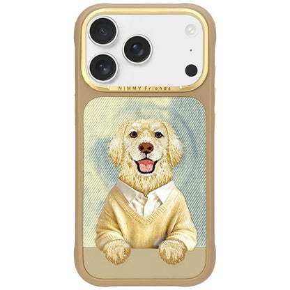 Nimmy Gentle Pets Series Dog MagSafe case for iPhone 17 Pro - brown_0