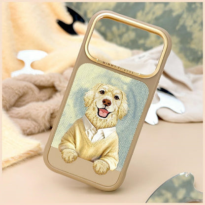 Nimmy Gentle Pets Series Dog MagSafe case for iPhone 17 Pro - brown_7