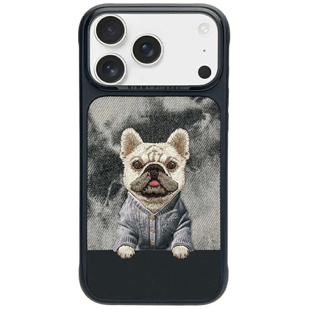 Nimmy Gentle Pets Series Dog MagSafe case for iPhone 17 Pro - black_0