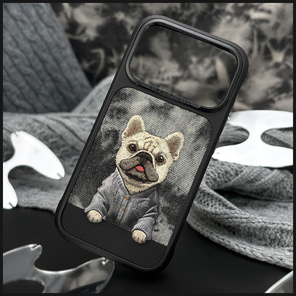 Nimmy Gentle Pets Series Dog MagSafe case for iPhone 17 Pro - black_6