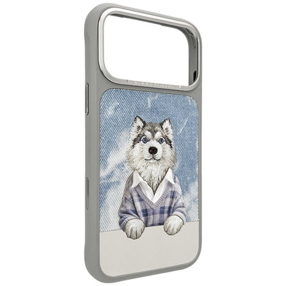 Nimmy Gentle Pets Series Dog MagSafe case for iPhone 17 Pro Max - gray_2